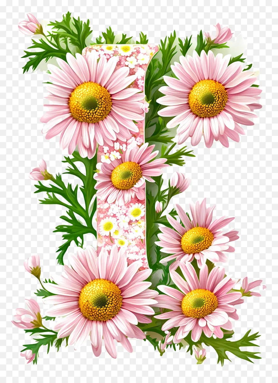 Fleurs De Marguerite，Fleurs Roses PNG