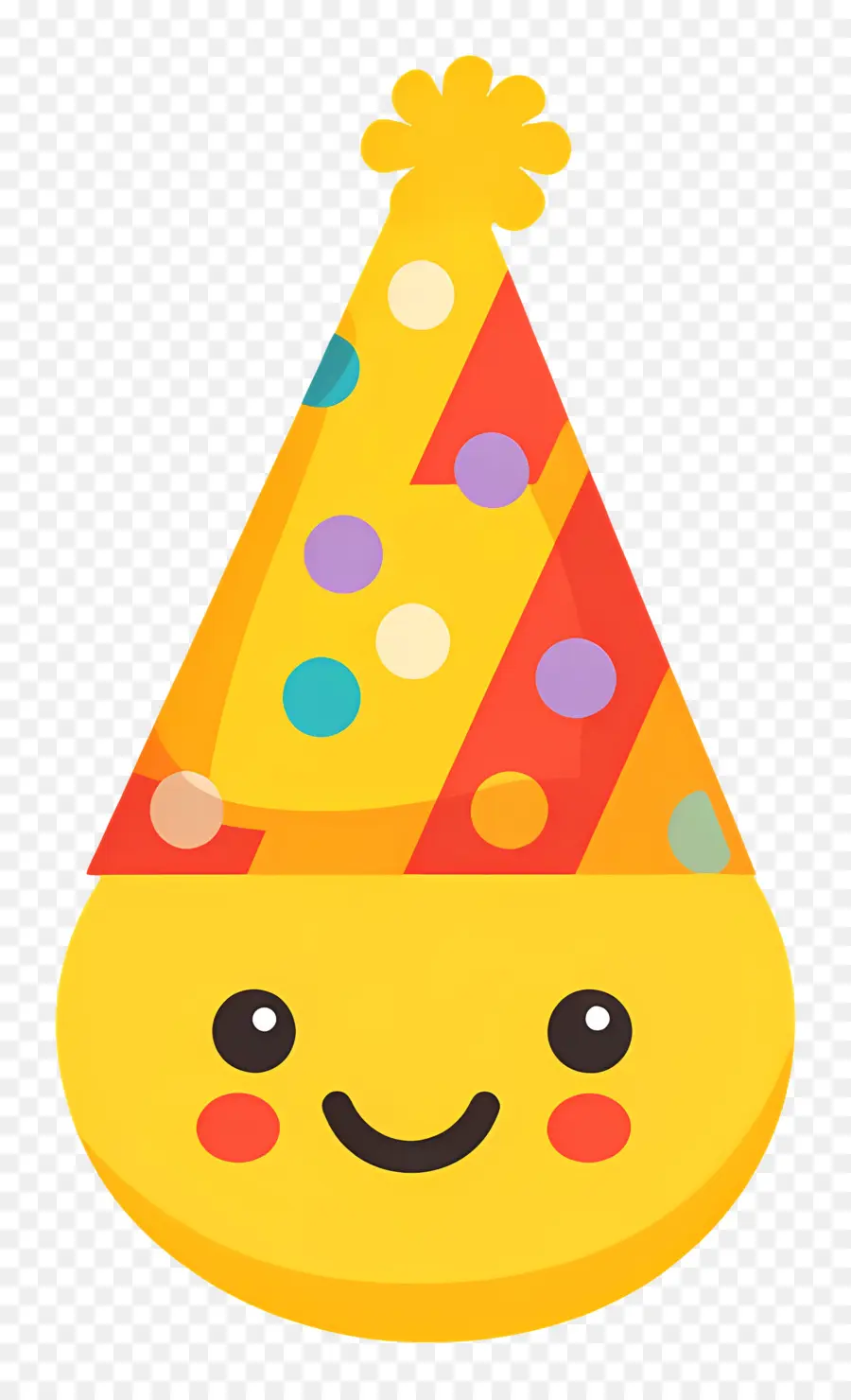 Anniversaire Emoji，Chapeau De Fête PNG