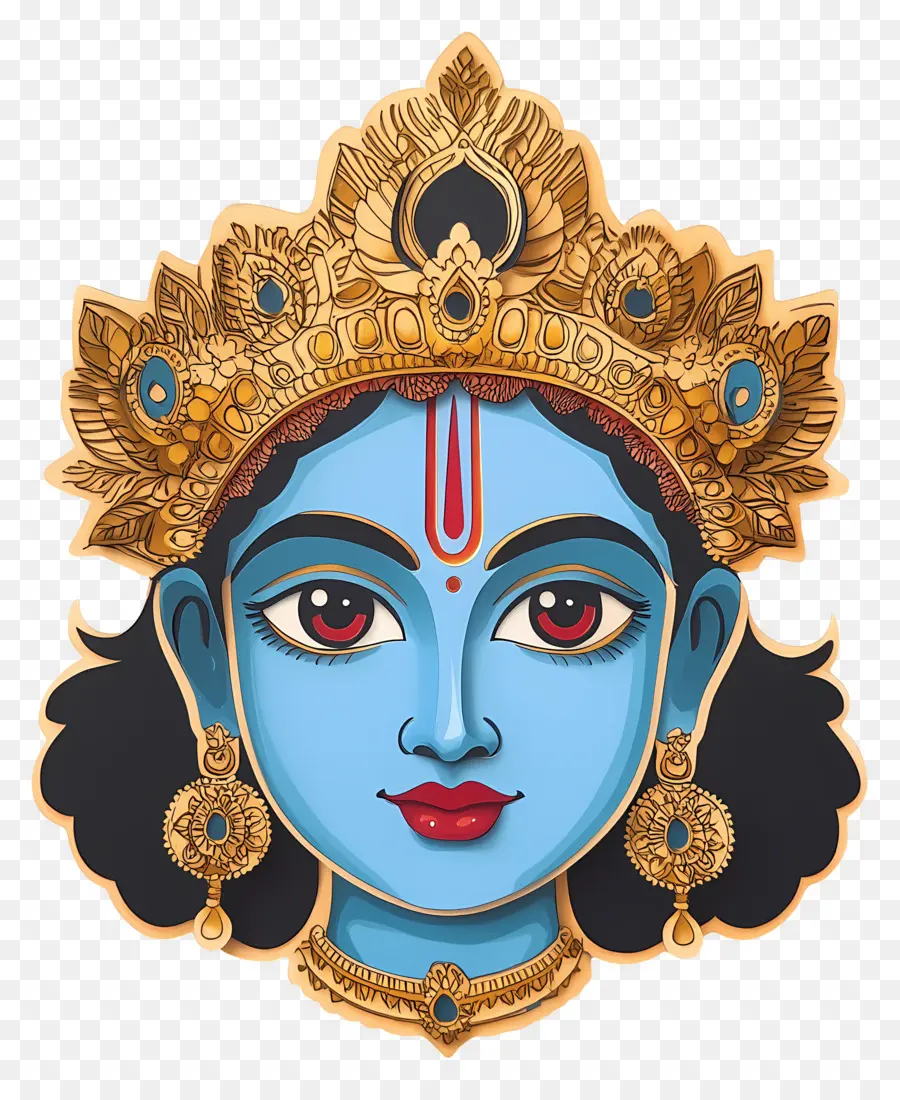 Bébé Krishna，Déesse Bleue PNG