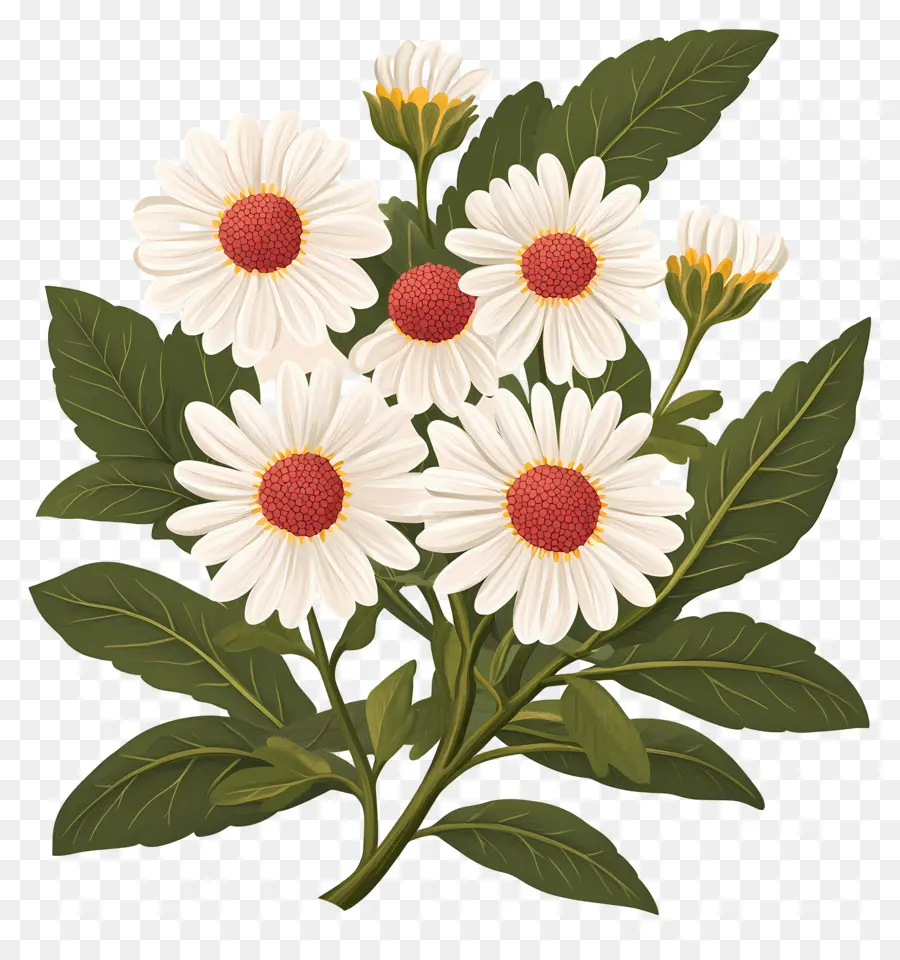 Bouquet De Marguerites，Marguerites PNG