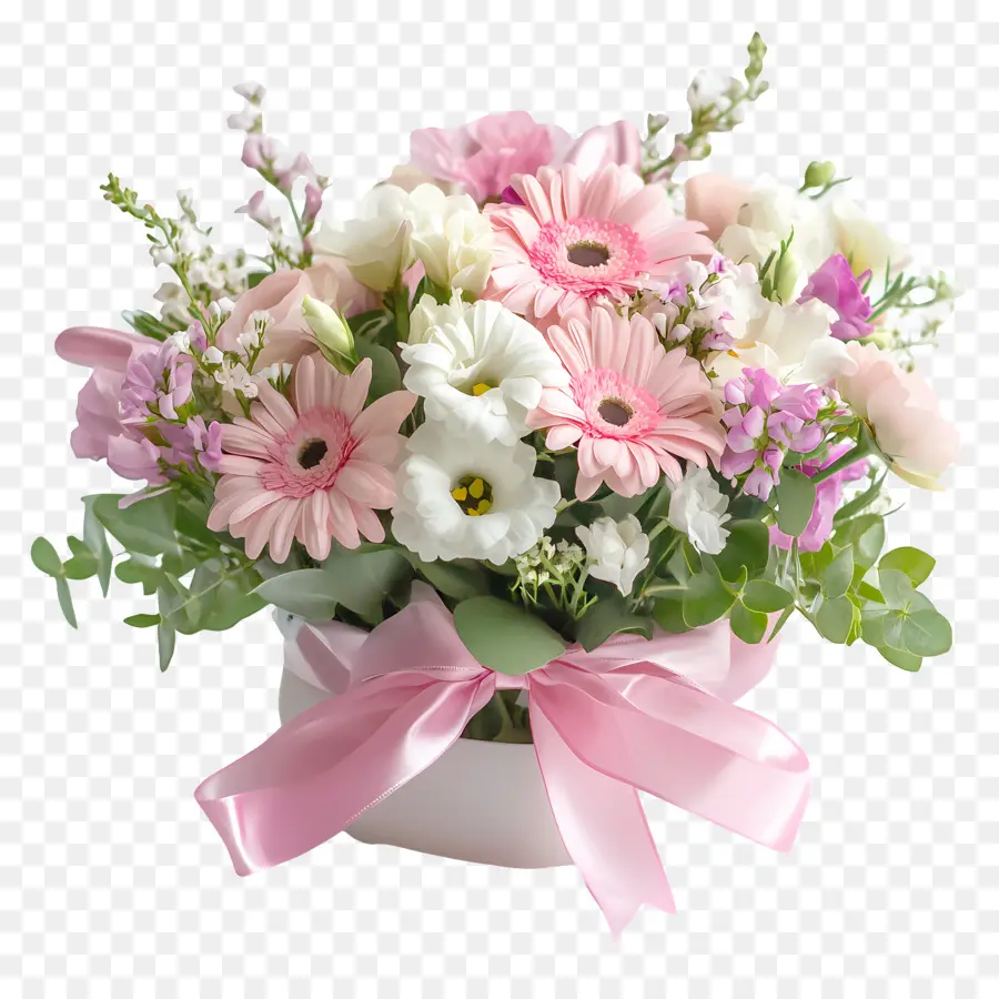 Fleurs D'anniversaire，Bouquet De Fleurs PNG