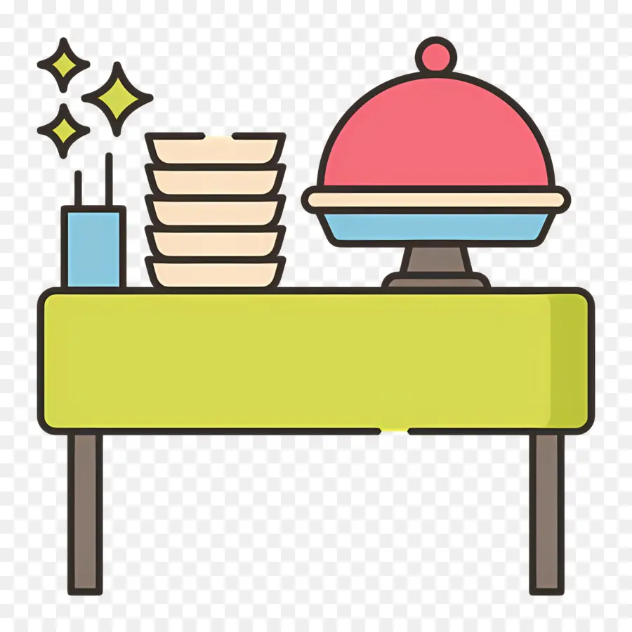 Buffet，Table Buffet PNG