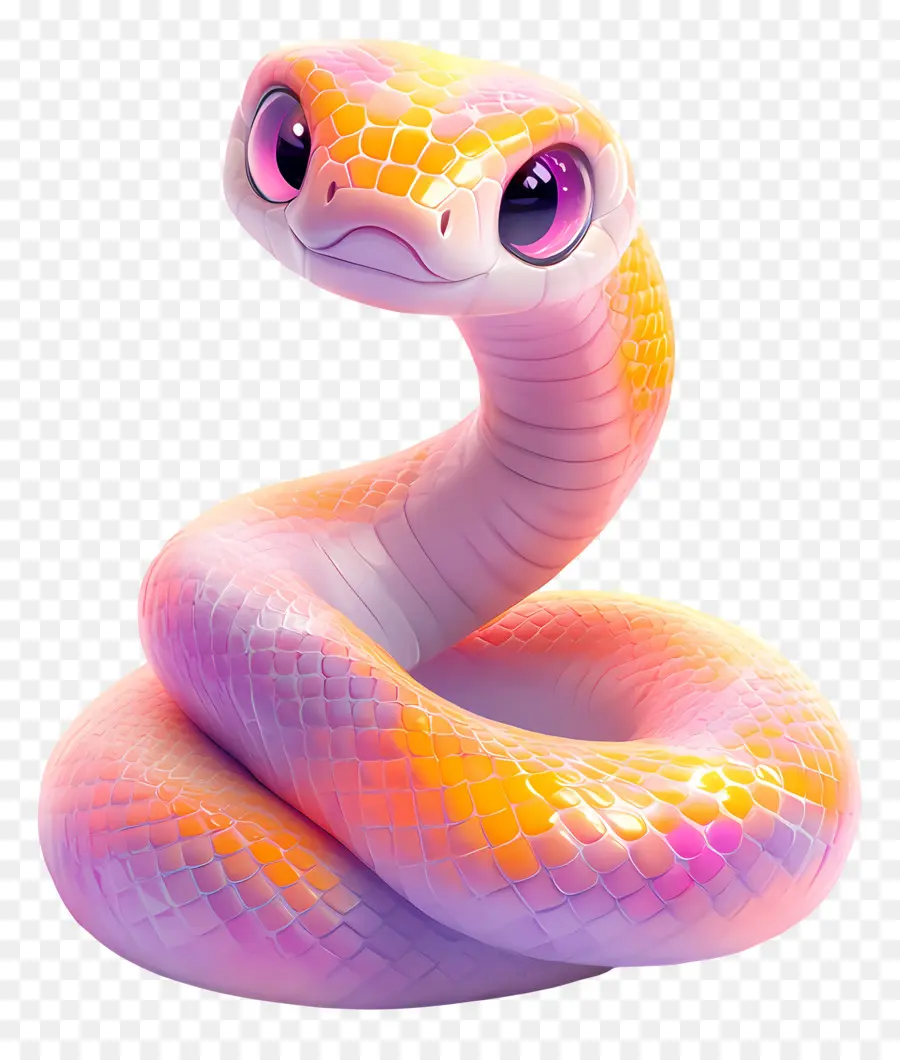 Serpent Mignon，Serpent Coloré PNG