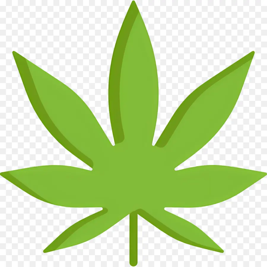 Feuille De Cannabis，Feuille Verte PNG