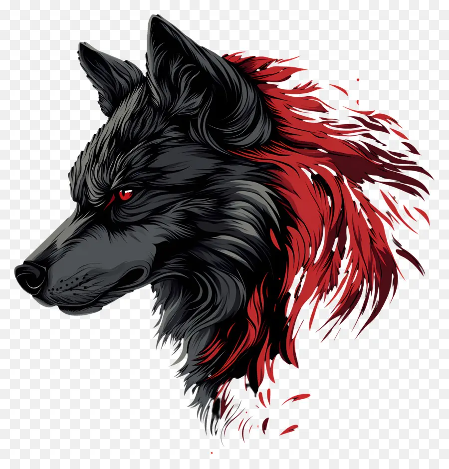 Loup Fantastique，Loup Noir PNG