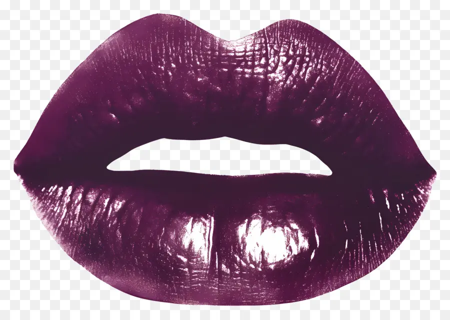 Tache De Baiser，Lèvres Violettes PNG