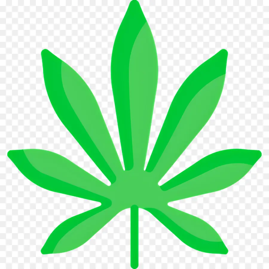 Feuille De Cannabis，Feuille PNG