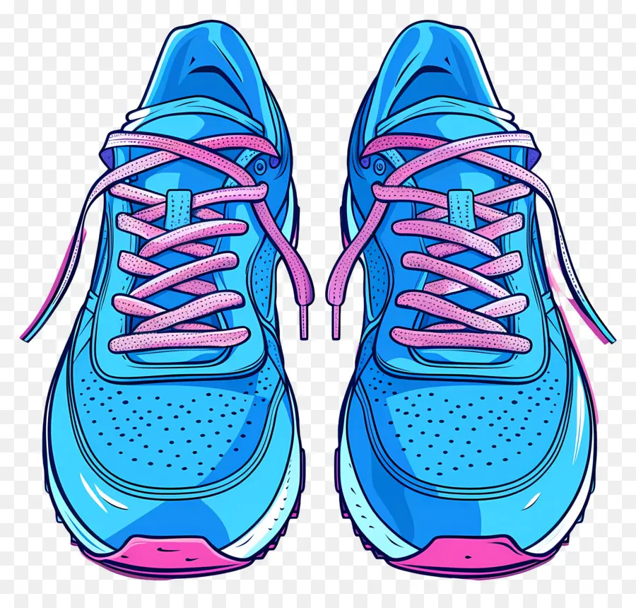 Chaussures Nike，Baskets Bleues PNG