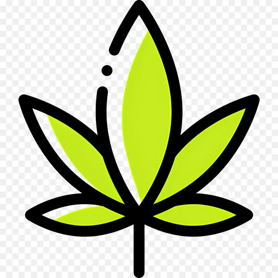 Feuille De Cannabis，Feuille Verte PNG