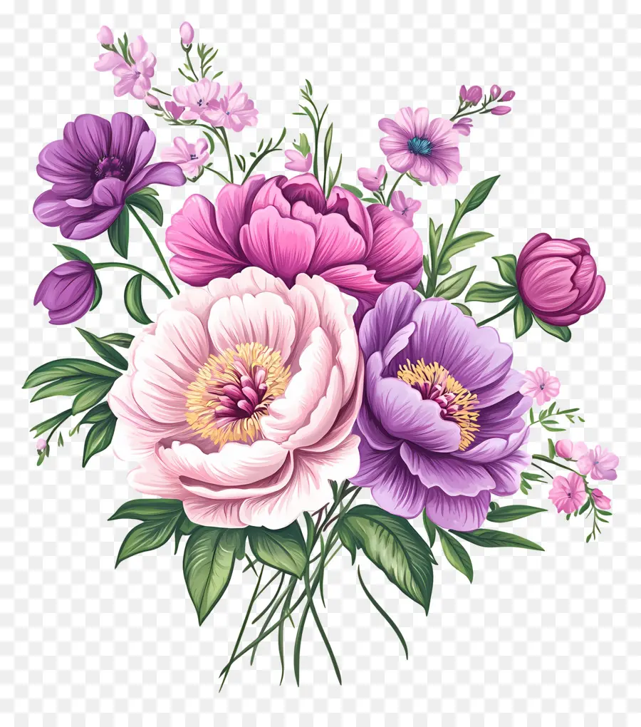 Bouquet Rose，Bouquet PNG