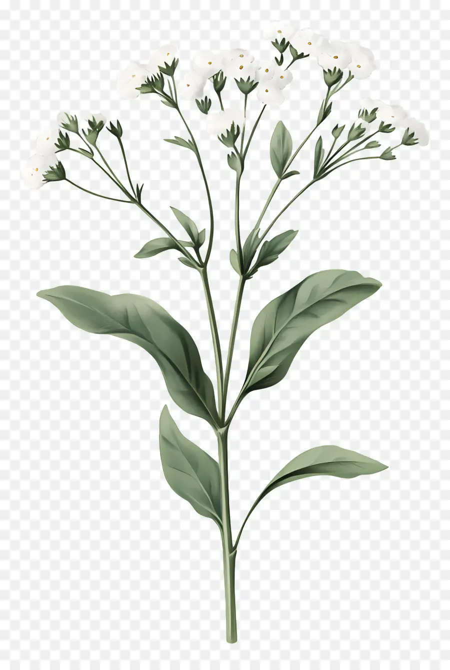 Fleur De Souffle De Bébé，Fleurs Blanches PNG