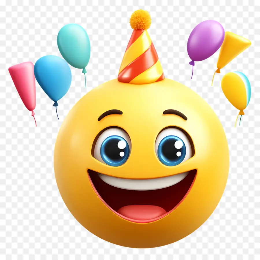 Anniversaire Emoji，Fête Emoji PNG