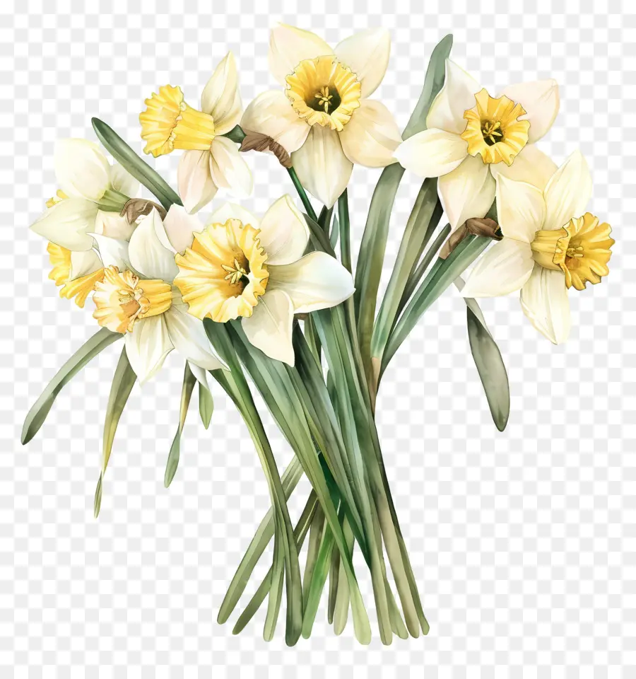 Bouquet De Jonquilles，Jonquilles PNG