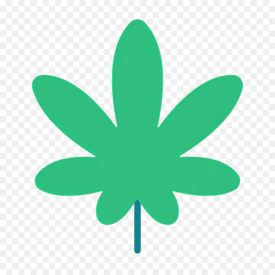 Feuille De Cannabis，Feuille Verte PNG