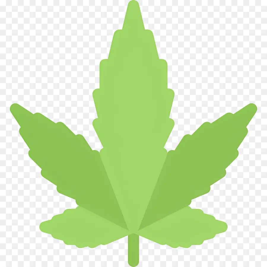 Feuille De Cannabis，Feuille Verte PNG