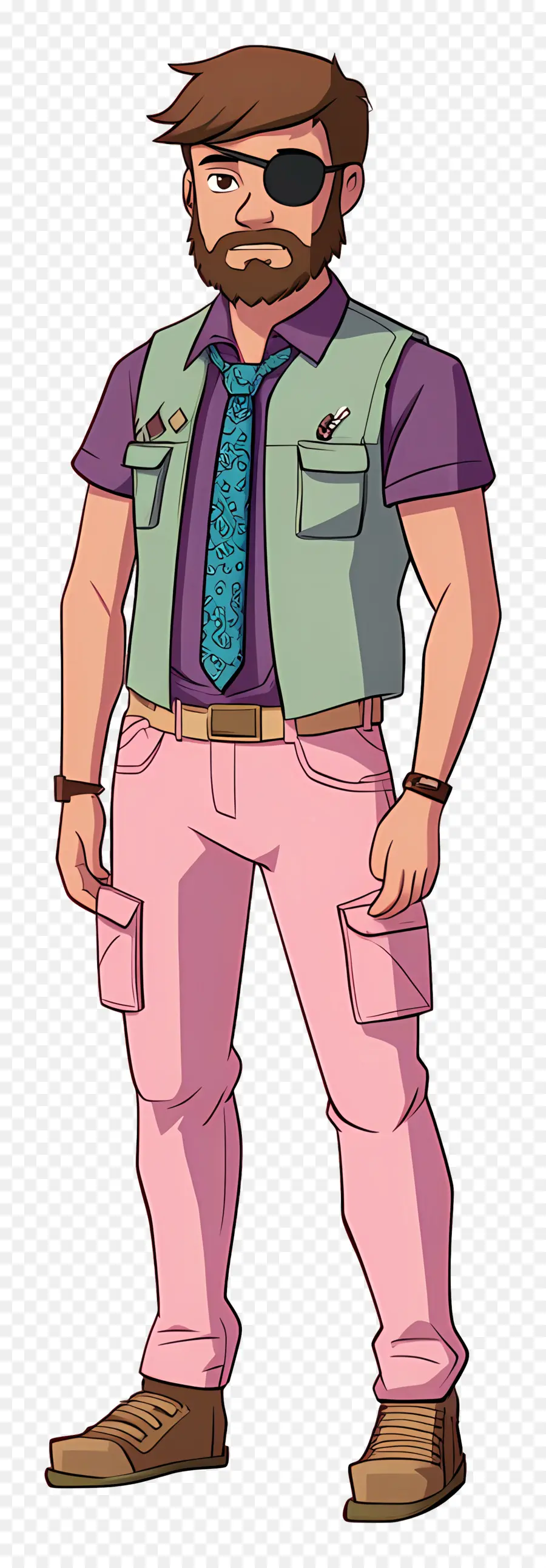 Personnage De Dessin Animé，Homme à Lunettes De Soleil PNG