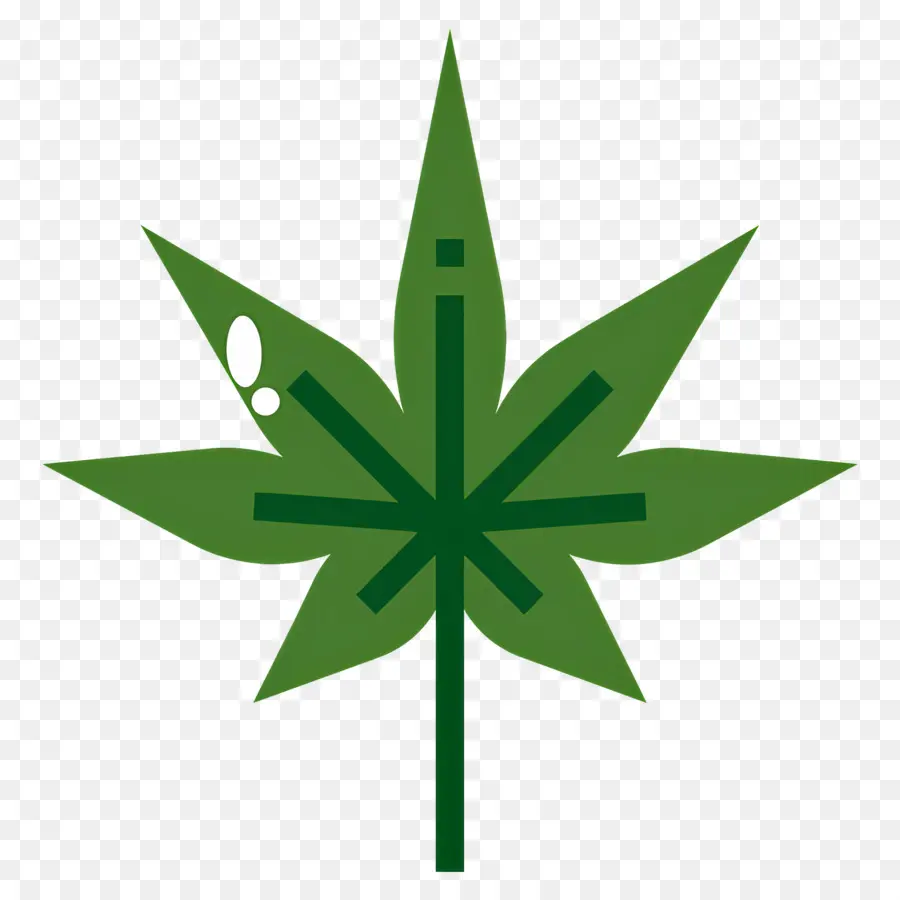 Feuille De Cannabis，Feuille PNG