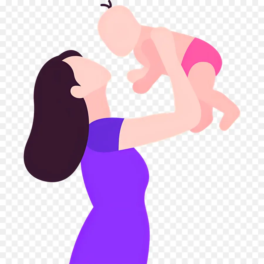 Mère Et Bébé，Mère PNG