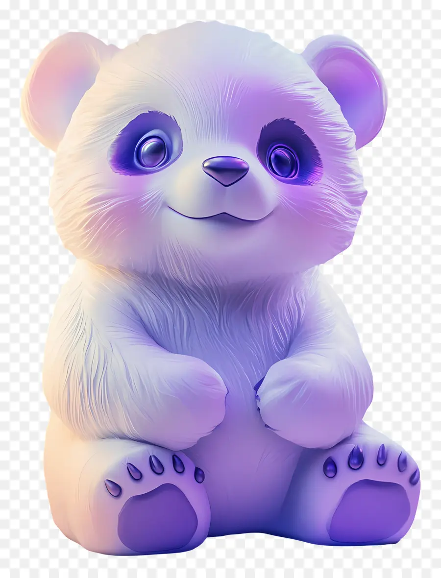 Ours Panda，Panda Violet PNG