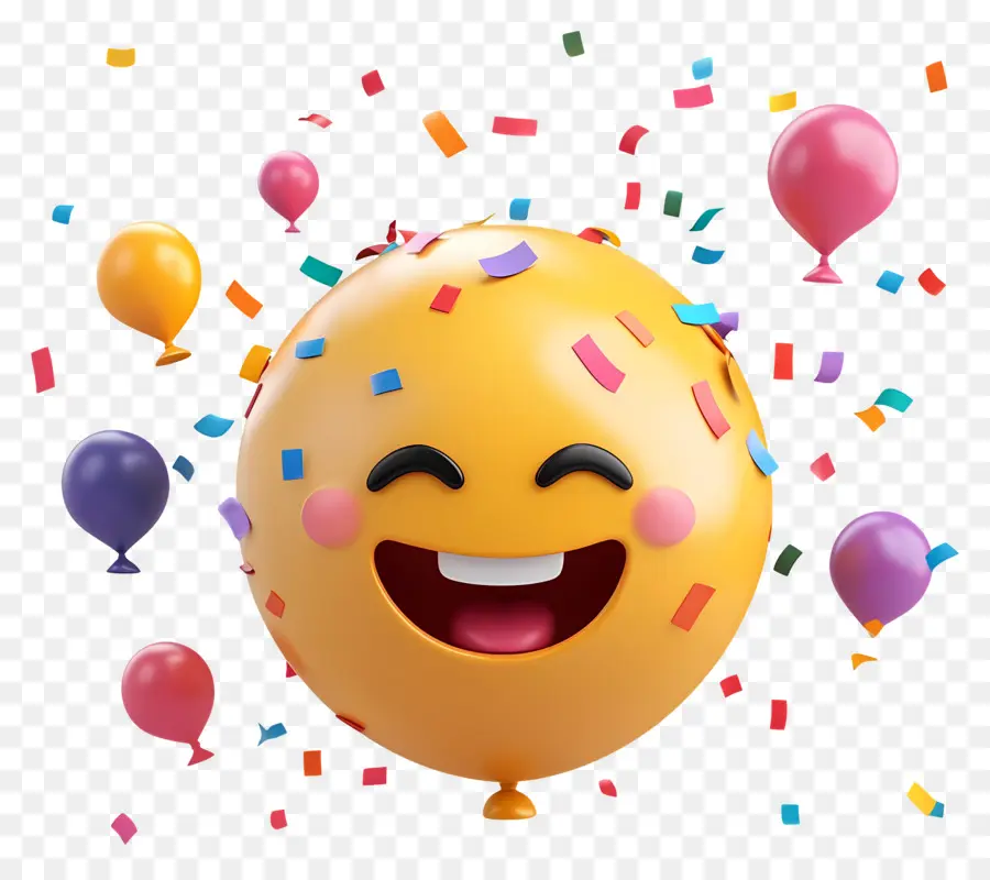 Anniversaire Emoji，Joyeux Emoji PNG