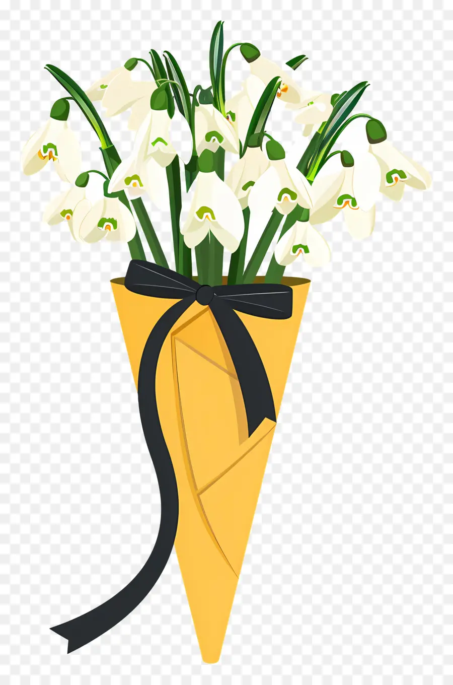 Bouquet De Fleurs Perce Neige，Bouquet De Fleurs PNG