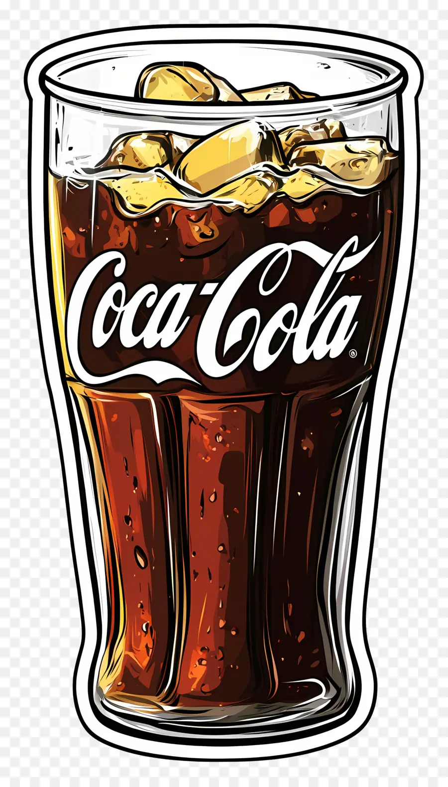 Verre Coca Cola，Boire PNG