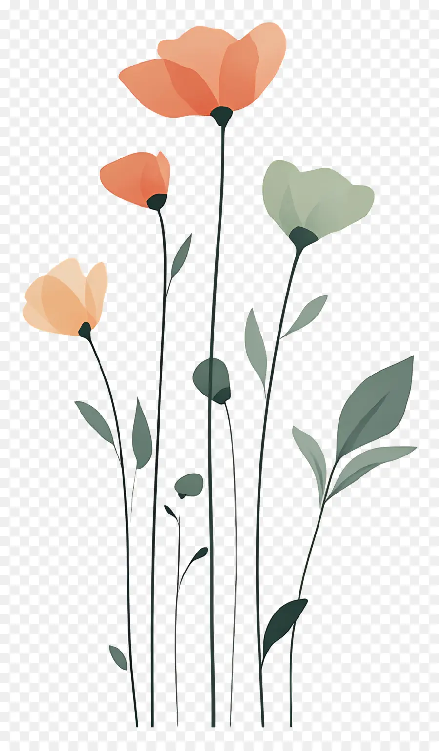 Bouquets，Fleurs Colorées PNG