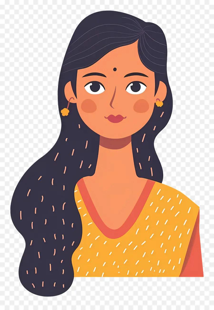 Femme Indienne，Femme En Sari PNG