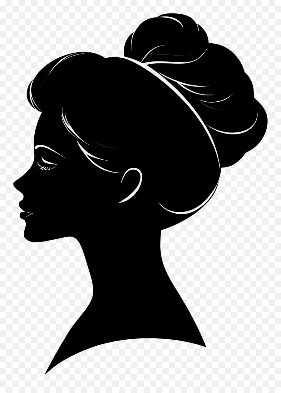 Silhouette Féminine，Silhouette De Femme PNG