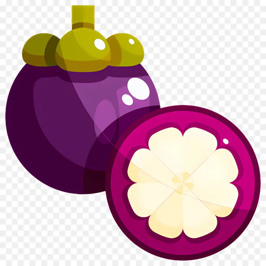 Mangoustan，Fruit PNG