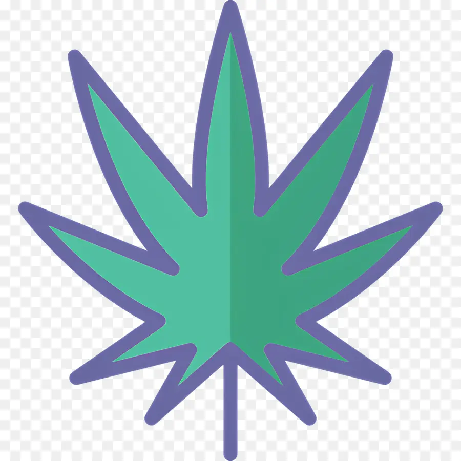 Feuille De Cannabis，Feuille Verte PNG