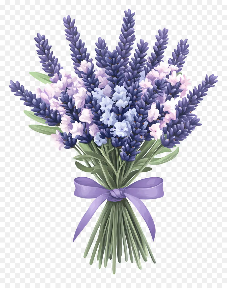 Bouquet De Lavande，Violet PNG