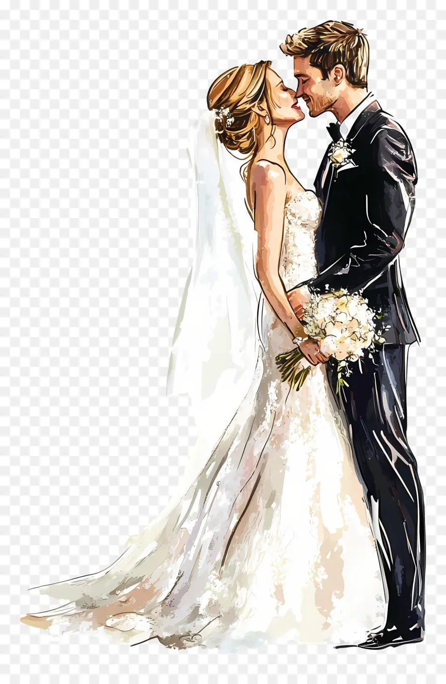 Ligne De Mariage，Couple PNG