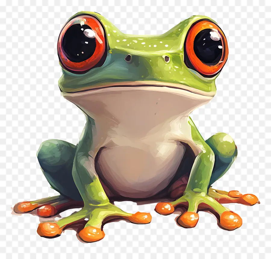 Grenouille Kawaii，Grenouille Mignonne PNG