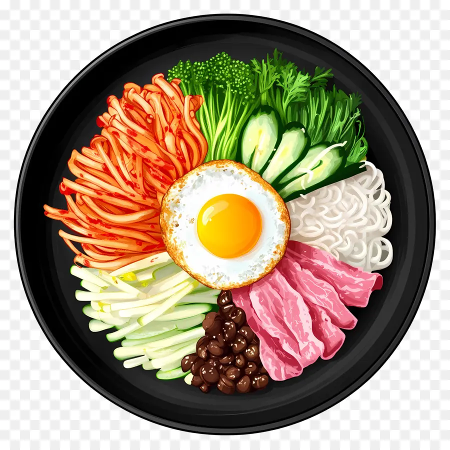 Bibimbap Coréen，Bibimbap PNG