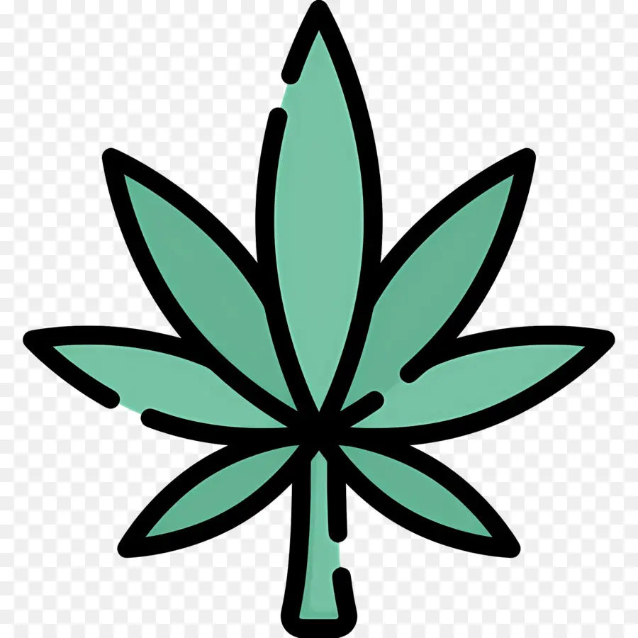 Feuille De Cannabis，Feuille PNG