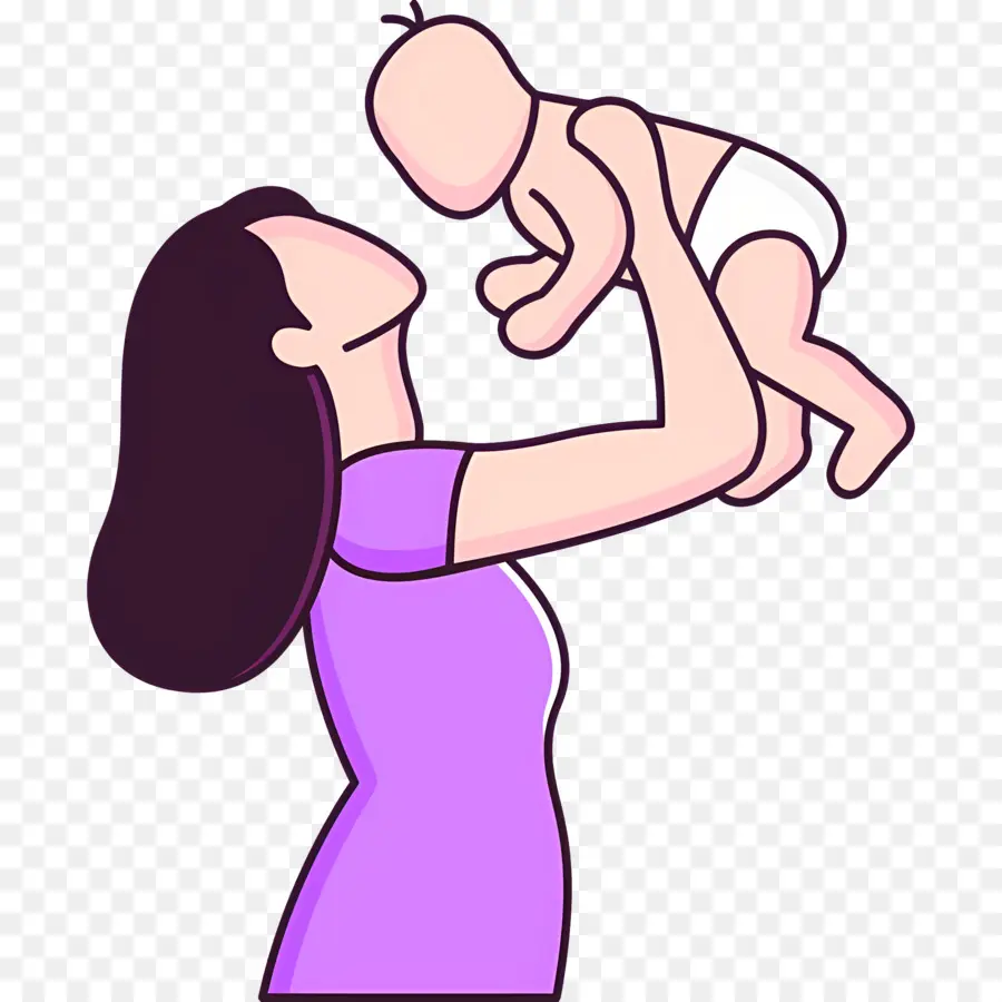 Mère Et Bébé，Mère PNG