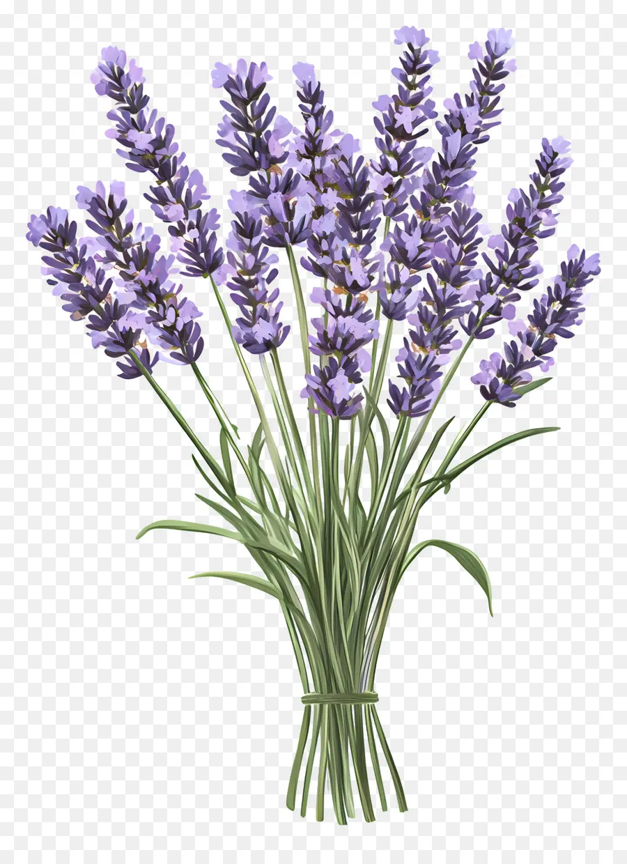 Bouquet De Lavande，Lavande PNG