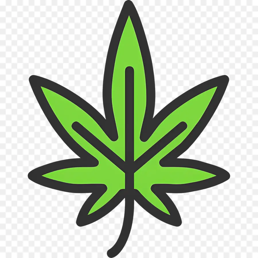 Feuille De Cannabis，Feuille PNG