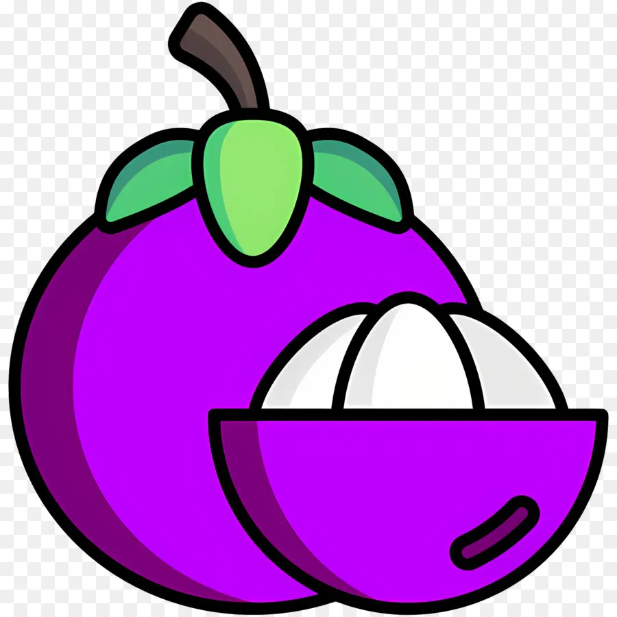 Mangoustan，Violet PNG