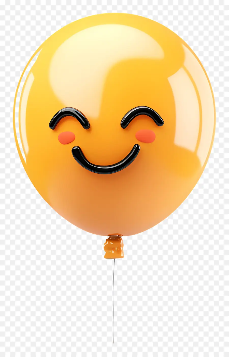 Anniversaire Emoji，Ballon Souriant PNG