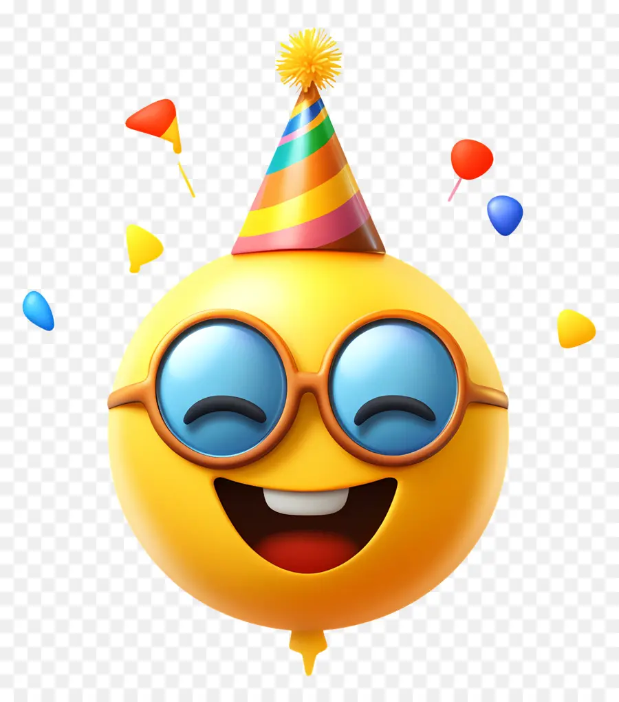 Anniversaire Emoji，Fête Emoji PNG