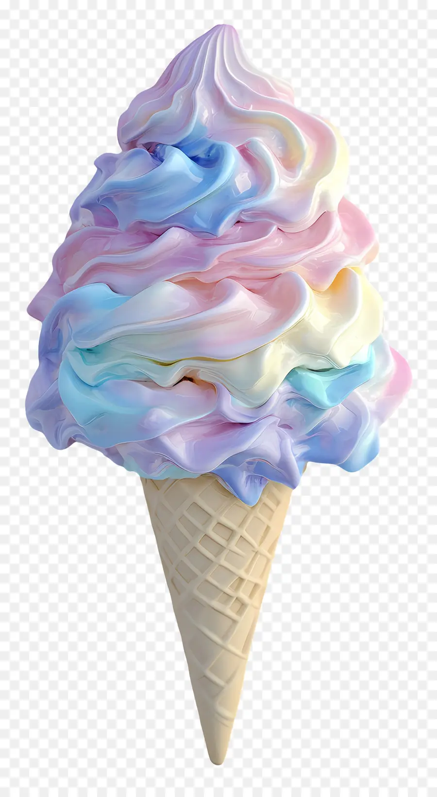 Glace Pastel，Glace Colorée PNG