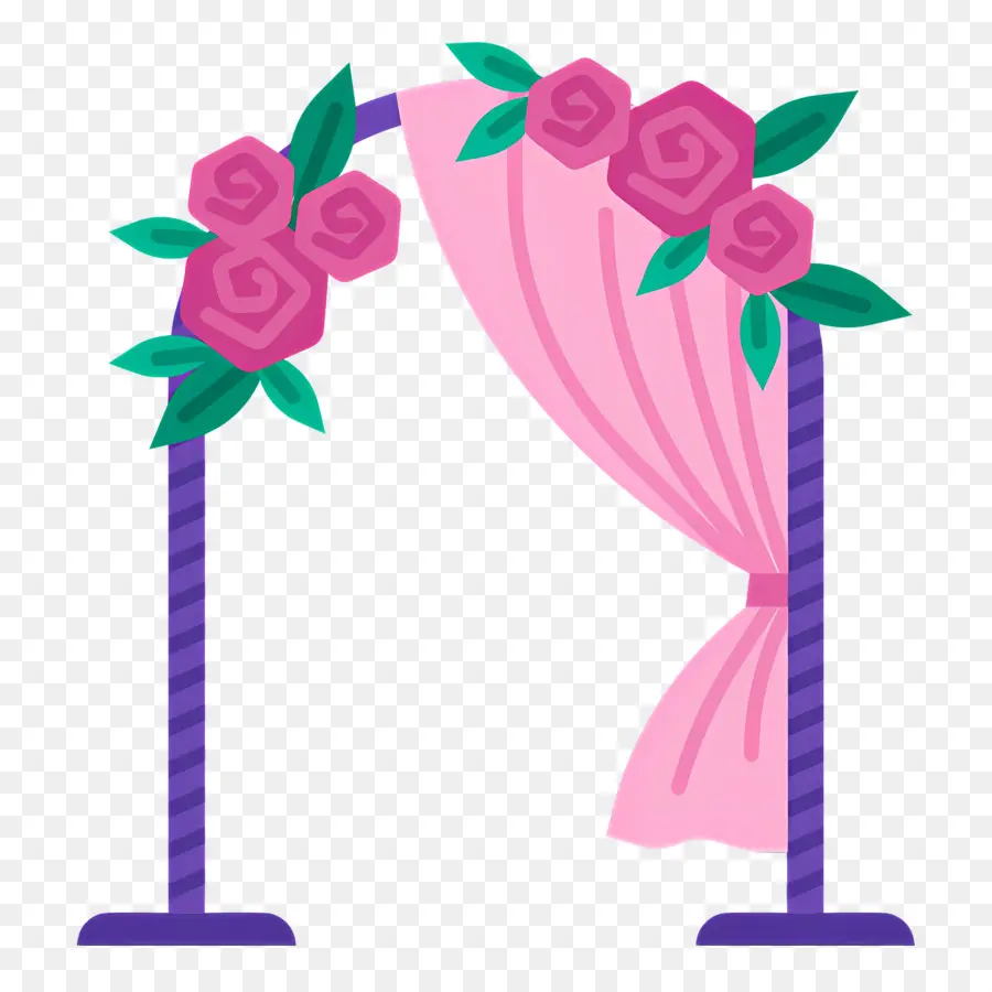 Arche De Mariage，Fleurs PNG