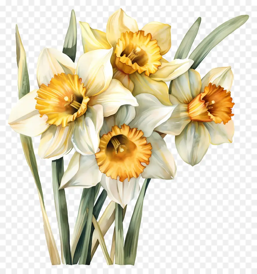 Bouquet De Jonquilles，Jonquille PNG