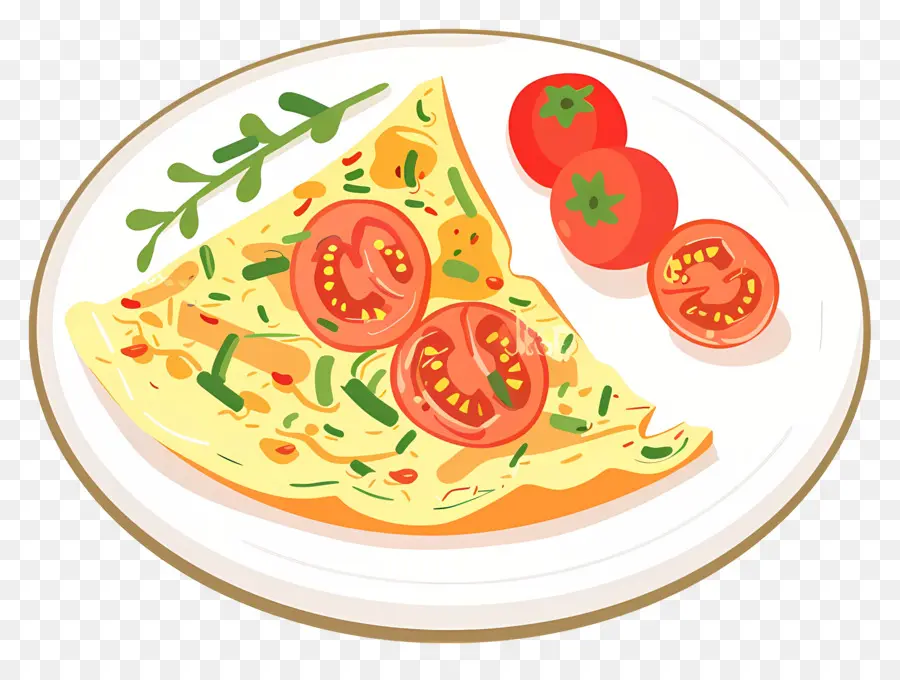 Omelette Espagnole，Omelette PNG