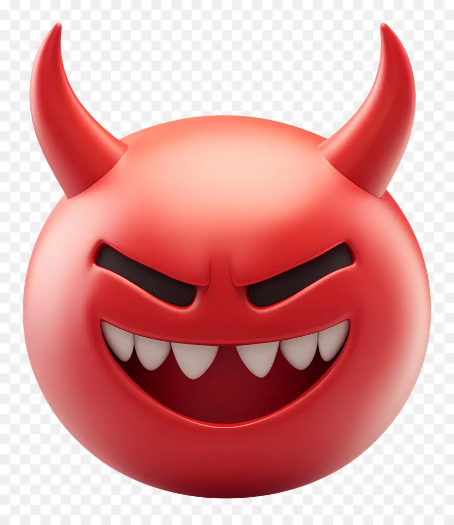 Diable Emoji，En Colère PNG