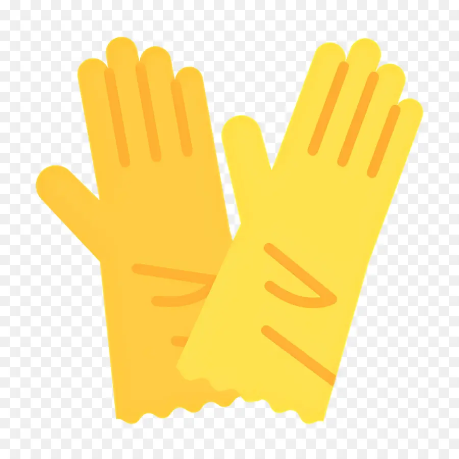 Gants，Gants Jaunes PNG