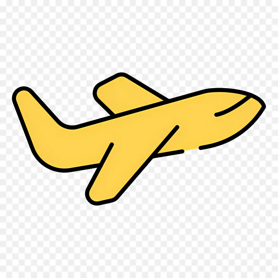 Avion，Jaune PNG