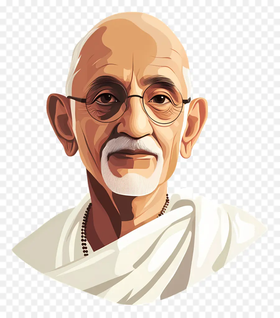 Gandhi，Homme âgé PNG